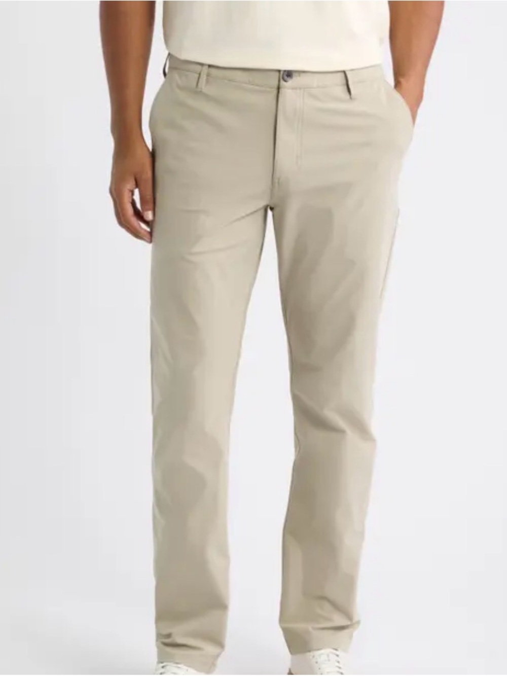Vuori Meta slim 32” Chino Pants in Light Khaki